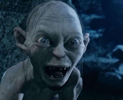 Picture of Gollum from LOTR: The Two Towers